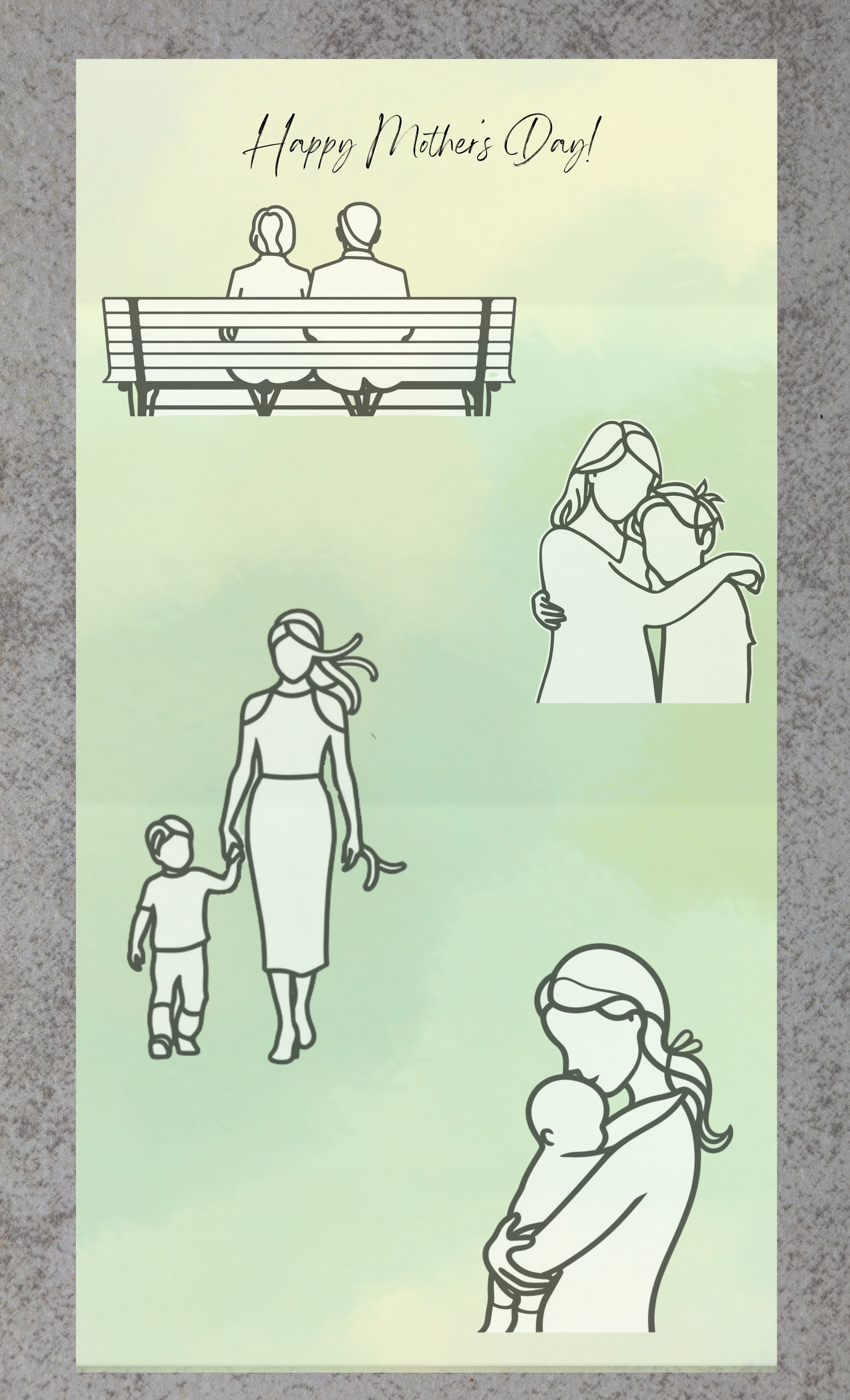 Unfolding Mother’s Day Card from Son | A Son’s Story – Timeless Sketches