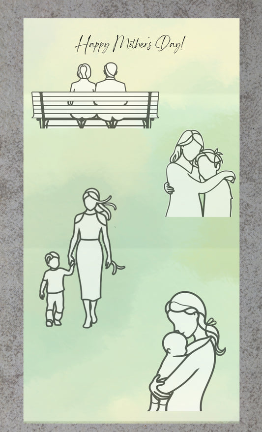 Unfolding Mother’s Day Card from Son | A Son’s Story – Timeless Sketches